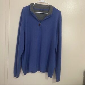 Cashmere Quarter Zip Sweater